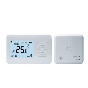 Bezicni sobni termostat programabilni NERO WL7-RF BELI